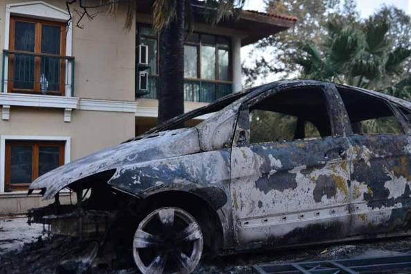 Çanakkalede orman yangını 2nci gününde