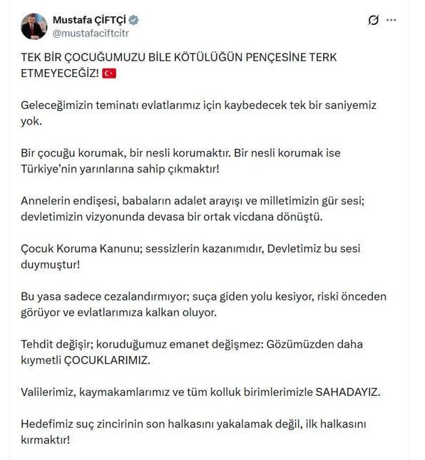 Bakan Çiftçi: Tek bir evladımızı dahi karanlığa bırakmayacağız