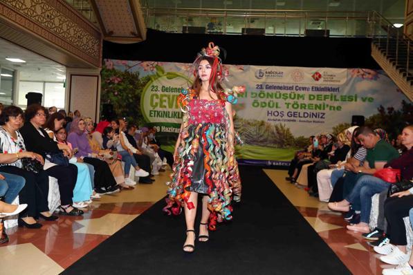 Bağcılarda geri dönüşüm defilesi yapıldı