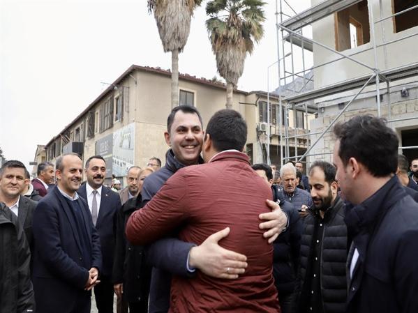 Bakan Kurum, Hatayda incelemede bulundu