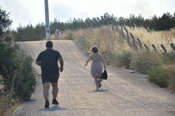 İzmir Bornovadaki orman yangını kontrol altında