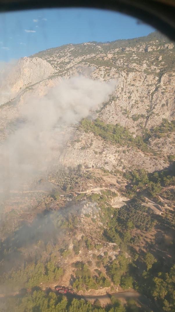 Muğla’da orman yangınları; Milas’ta alevler kontrol altında, 2 ilçede müdahale sürüyor