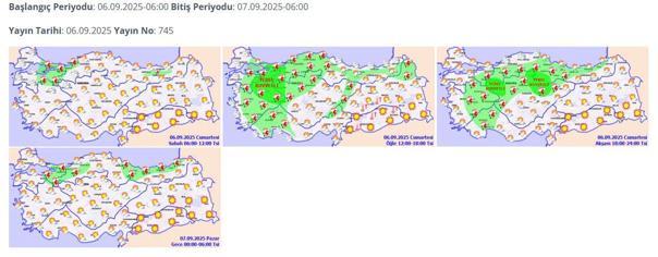 Meteorolojiden kuvvetli yağış uyarısı