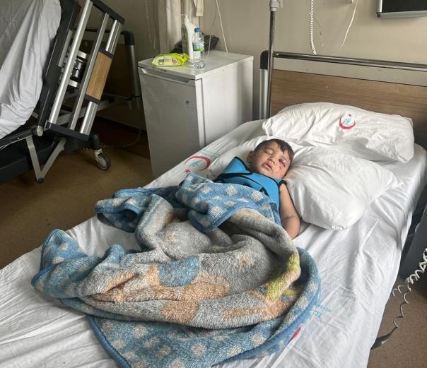 Çöp konteynerine düşen çocuğun sağlık durumu iyi