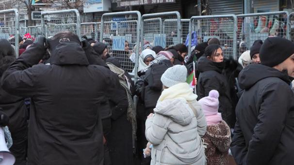 İstanbulda Büyük Gazze Yürüyüşü