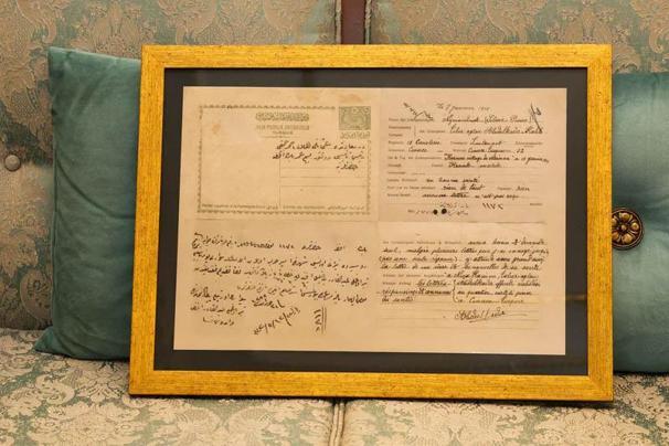 110 yıl sonra ulaşılan belgeler, esir yüzbaşının torununa teslim edildi