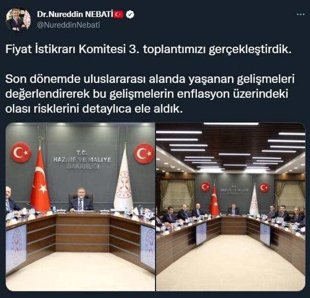 Fiyat İstikrarı Komitesi toplandı