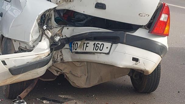 Balıkesirde iki ayrı kazada 2 motosiklet sürücüsü yaralandı