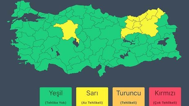 İçişleri Bakanlığından 9 il için sağanak uyarısı