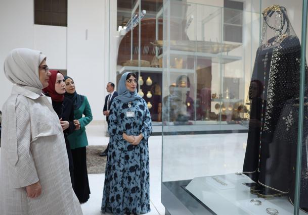 Emine Erdoğan, Ummandaki Ulusal Müzeyi ziyaret etti