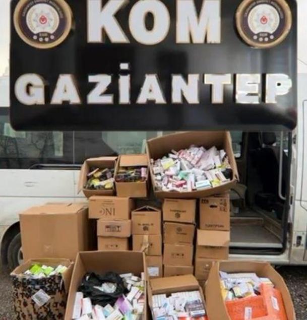 Gaziantepte kaçak ilaç operasyonu; 1 gözaltı