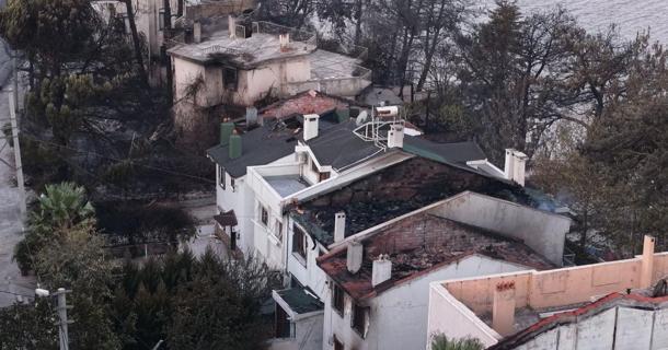 Çanakkalede orman yangını 2nci gününde