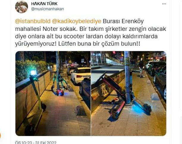 Kadıköy Belediye Başkanından skuter açıklaması: Bugün yarın toplayacağız
