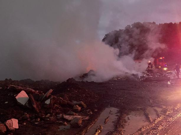Ordu’da atık toplama merkezinde çıkan yangın söndürüldü