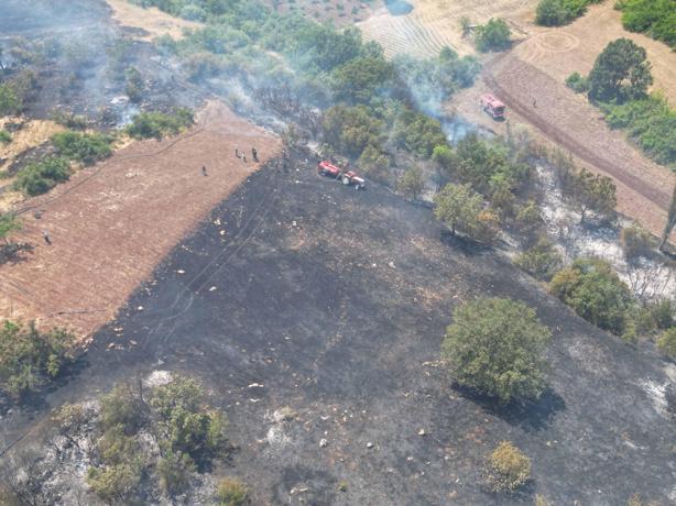 İnegöldeki orman yangını kontrol altına alındı
