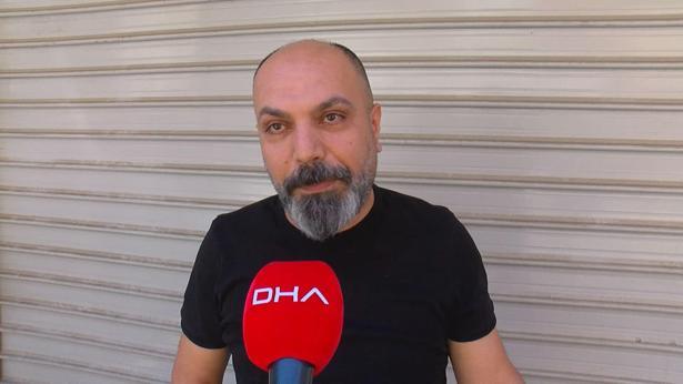 Sultanbeylide kurbanlık boğanın kuaför salonuna daldığı anlar kamerada