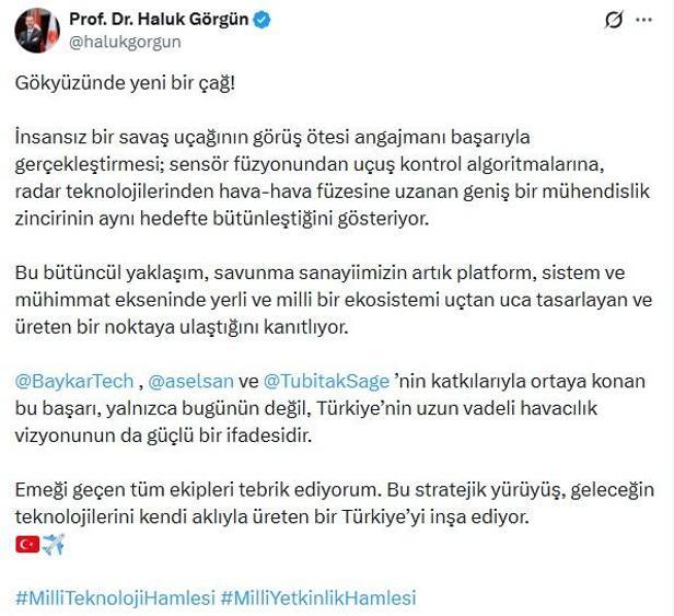 Bayraktar KIZILELMA havacılık tarihinde bir ilke imza attı