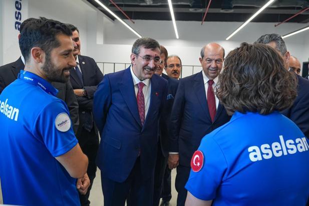 Cumhurbaşkanı Yardımcısı Yılmaz, KKTCde ODTÜ’nün Kalkanlı Teknoloji Vadisi’ni ziyaret etti