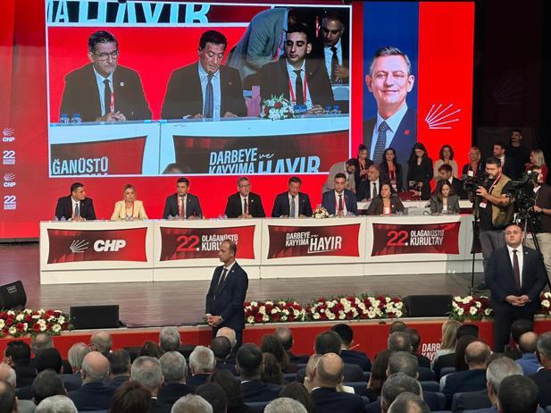 CHP 22nci Olağanüstü Kurultayı başladı