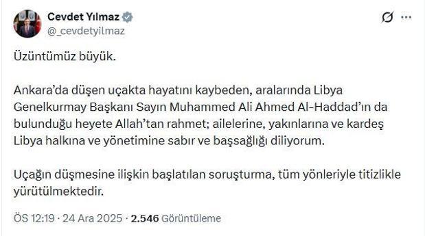Libya askeri heyetini taşıyan jetin kara kutusu bulundu