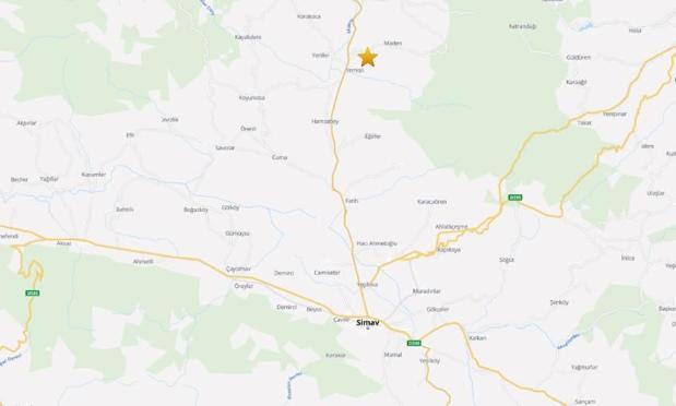 Kütahyada 4.2 büyüklüğünde deprem