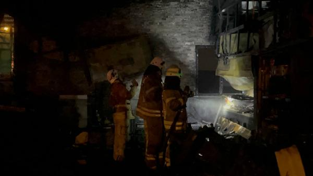 Sancaktepede restoranda yangın