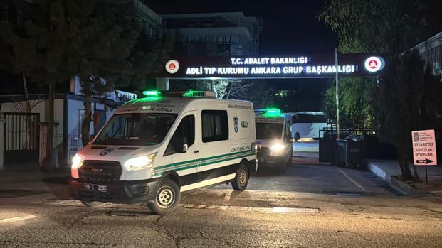 Ankarada düşen uçakta hayatını kaybeden Libya heyetine ait cenazelerin Adli Tıp Kurumundaki işlemleri tamamlandı