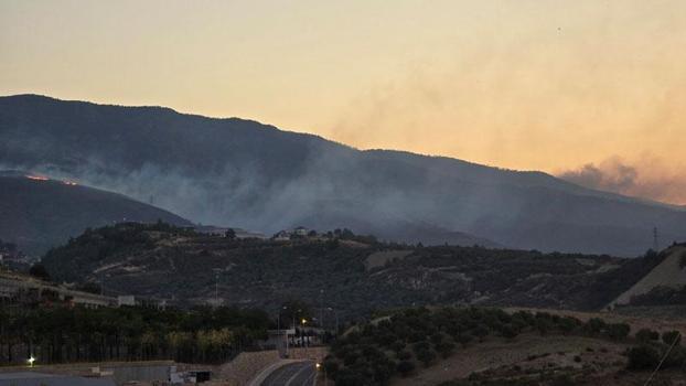 Hataydaki orman yangını 2nci gününde