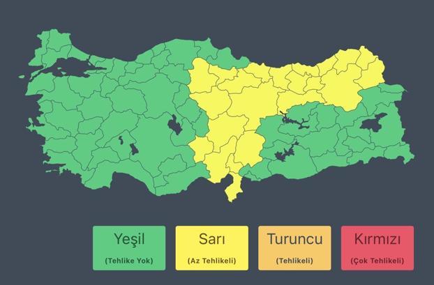 AFADdan sağanak uyarısı
