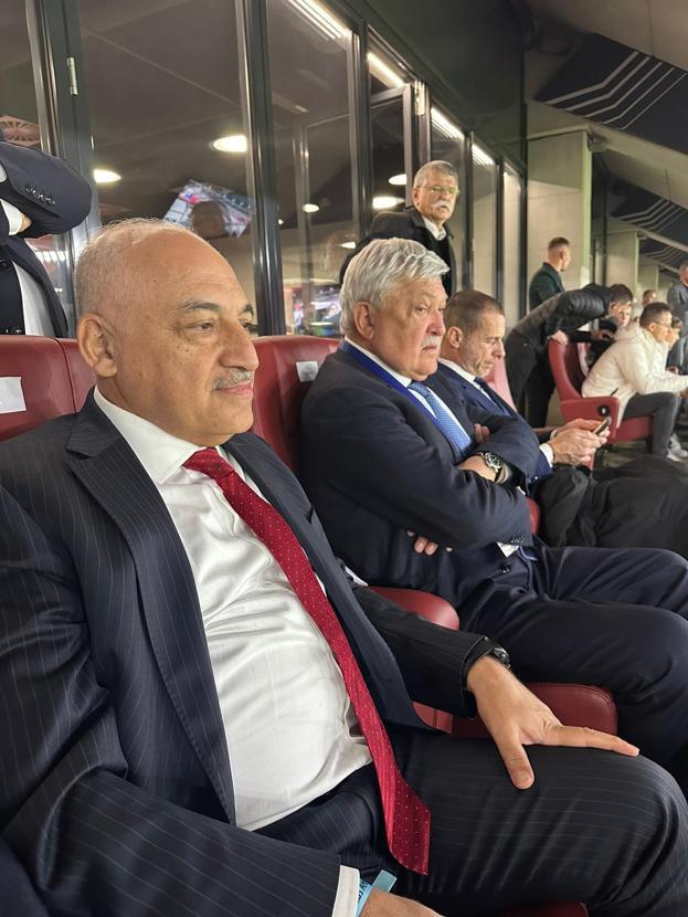 Mehmet Büyükekşi, Macaristan maçını Orban, Ceferin ve Csanyile birlikte izledi