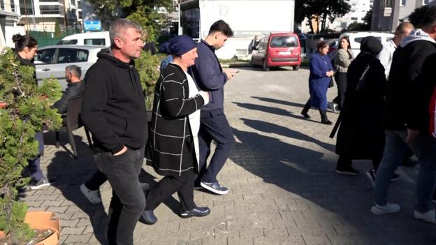 Samsunda özel hastane çalışanlarından maaş eylemi