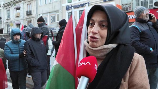 İstanbulda Büyük Gazze Yürüyüşü