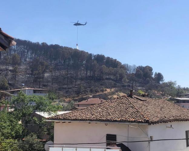 Bursa’da makilikte çıkıp ormana sıçrayan yangın kontrol altına alındı