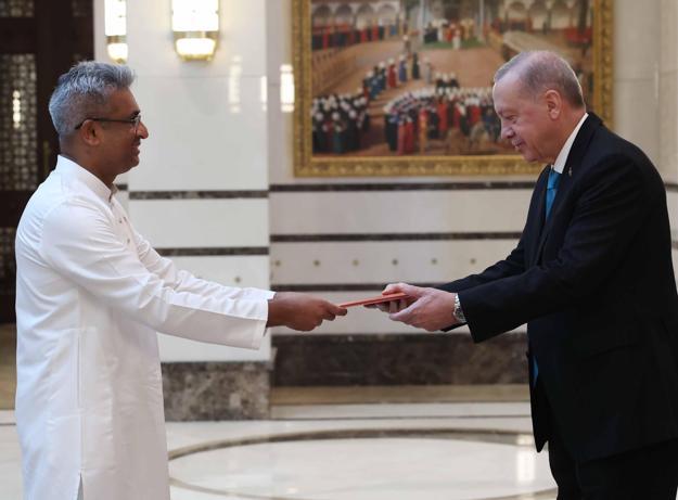 Cumhurbaşkanı Erdoğan, büyükelçilerin güven mektuplarını kabul etti