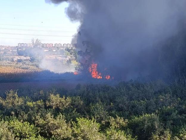 Adanada geri dönüşüm fabrikasında çıkan yangın kontrol altında