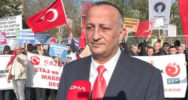 Staj ve çıraklık mağdurları Büyük İstanbul Mitingi düzenledi