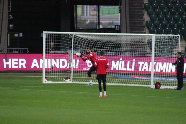 Gürcistan, Türkiye maçı için son antrenmanını yaptı