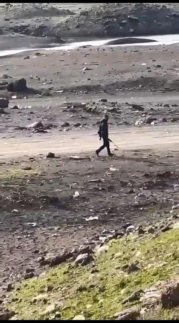 Sazlıdere Barajı’nda leylekleri silahla vuran 2 kişi yakalandı