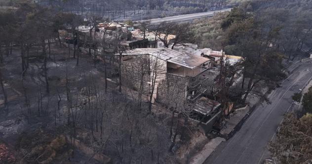 Çanakkalede orman yangını 2nci gününde