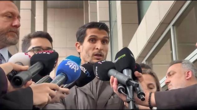 Beşiktaşlı futbolcu Necip Uysal İstanbul Adalet Sarayında suç duyurusunda bulundu