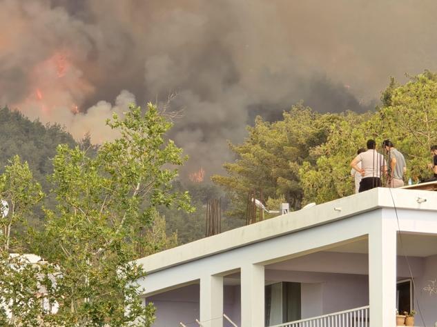 Hataydaki orman yangını 2nci gününde