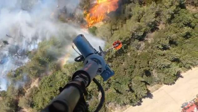 İzmir Aliağada orman yangını