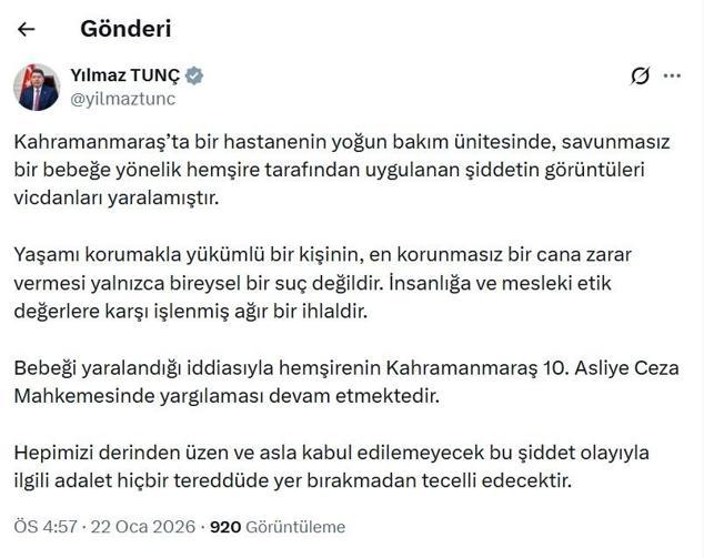 Hemşire şiddeti sonucu engelli kalan Deniz Esinin darbedilme anları kamerada