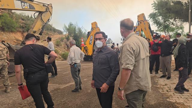 Hataydaki orman yangını 2nci gününde