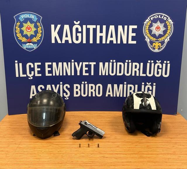 Kağıthane’de tetikçi tutup eşinin kuyumcu dükkanını kurşunlattı; o anlar kamerada