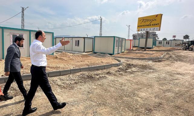 Hatay’da ‘Konya Konteyner Kentin’ ilk etabında sona gelindi