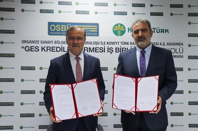 OSBÜK ve Kuveyt Türk’ten, OSB’lerde GES yatırımlarını destekleyecek protokol