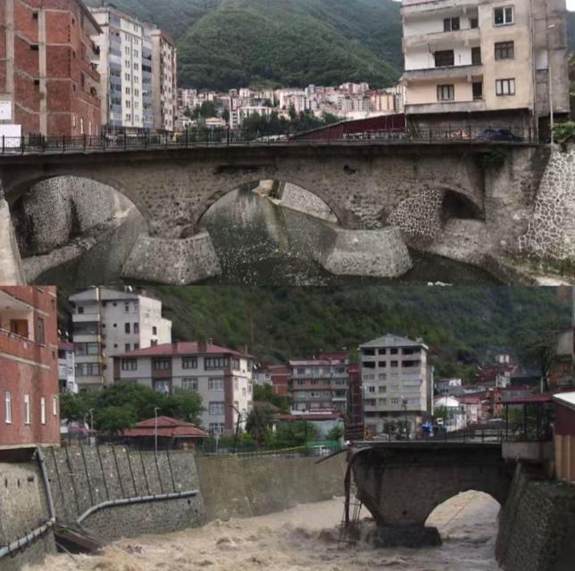 Rize ve Artvin’de sel sonrası hasar tespiti