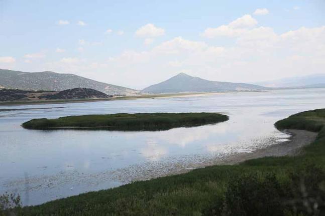 Eğirdir Gölünün bölünmesine 1,2 kilometre kaldı