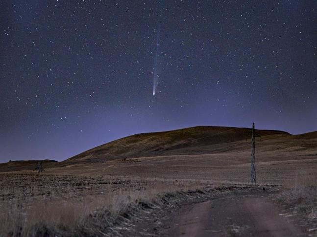 Bitlis semalarında kuyruklu yıldız Lemmonu görüntüledi
